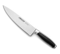 Arcos Chef Knife 8 Inch Stainless Steel, Professional Cooking Knife Double Sharpening for Cutting Food, Ergonomic Polyoxymethylene Handle and 210mm Blade, Series Kyoto, Color Black