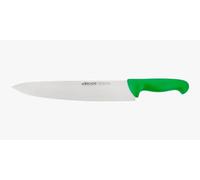 ARCOS Chef Knife Stainless Steel Nitrum 300 mm | Injected polypropylene handle. Series 2900. Colour green.