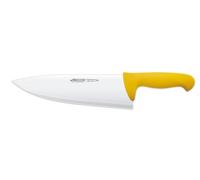 Arcos Cleaver Knife Butcher Knife - Nitrum Stainless Steel 11" Blade - Polypropylene Handle - Silver - Color Identification System - Heavy Duty & Hygienic - Series 2900 - Yellow Color