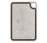 ARCOS Cutting Board with Channel and Hanger, Smooth Surface for Chopping Food in Cellulose Fibre and Resin, Professional Meat and Vegetable Cutting Utensil with Anti-spill Channel, Grey, 13" x 9"