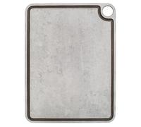 ARCOS Cutting Board with Channel and Hanger, Smooth Surface for Chopping Food in Cellulose Fibre and Resin, Professional Meat and Vegetable Cutting Utensil with Anti-spill Channel, Grey, 17" x 13"