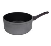 Arcos Kaula Series | Non-Stick Saucepan 20 cm | Forged Aluminum | QuanTanium Coating | Suitable for Any Kitchen | Cold Effect Handle | Energy Saving System | Dishwasher Safe | Black Color
