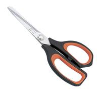 ARCOS Multifunction Kitchen Scissors Stainless Steel 215mm | Multipurpose scissors with ergonomic handle for everyday use. Series Prochef. Black and orange.