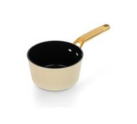 Arcos Samoa Iconic Series | Non-Stick Ceramic Saucepan 16 cm and 1.5 L | Forged Aluminium | Suitable for Any Kitchen | Stainless Steel Handle | Beige | Free of (PFOA/PTFE/PFOS)