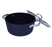 Arcos Samoa Series,Non-Stick Saucepan 20 cm and 2.6 L,Forged Aluminium,Suitable for all Heat Sources,Cold Effect Stainless Steel Handles,Energy Saving,Dishwasher Safe,Black,Full Induction