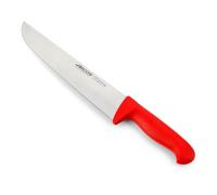 Arcos Series 2900 - Butcher Knife Steak Knife - Blade Nitrum Stainless Steel 10" - Handle Polypropylene Red Color