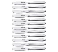 Arcos Series Berlin - Box 12 Pieces Lunch Knife Table Knife - Monoblock of one Piece Stainless Steel 85 mm (3.35 Inch) Silver Colour (12 Piece)