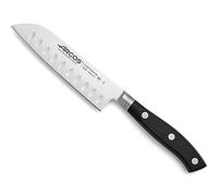 Arcos Series Riviera - Santoku Knife - Blade Nitrum Forged Stainless Steel 5" - Handle Polyoxymethylene (POM) Black Color