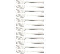 Arcos Series Toscana - Box 12 Pieces Dessert Fork Table Fork - Monoblock of one Piece Stainless Steel 18/10 and 180 mm (7.09 Inch) Silver Colour (12 Piece)