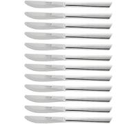 Arcos Series Toscana - Box 12 Pieces Dessert Knife Table Knife - Monoblock of one Piece Stainless Steel 90 mm (3.54 Inch) Silver Colour (12 Piece)