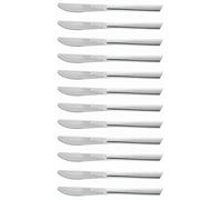 Arcos Series Toscana - Box 12 Pieces Lunch Knife Table Knife - Monoblock of one Piece Stainless Steel 85 mm (3.35 Inch) Silver Colour (12 Piece)