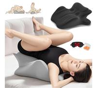 Arcova Sweet Spot Pillow, Chiromonk Couples Pillow - 27° Angle Perfect Position, Memory Foam Wedge Cushion for Intimacy Support & Back, Ideal for All Postures, Keep the Passion Going All Night (Black)
