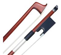 ARCRAW Violin Bow Full Size 4/4 Brazil Wood IPE Classic German Model Octagonal Bow