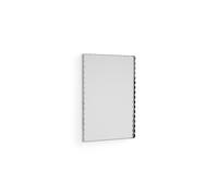 Arcs Rectangle Mirror Small Chrome