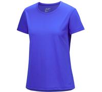 Arc'Teryx - Breathable T-Shirt - Taema Crew SS W Electra Heather for Women - Size M - Blue Blue