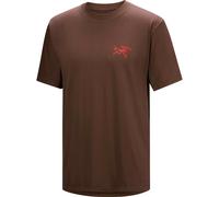 Arc'Teryx - Cotton T-shirt - Kragg SL Cotton SS M Carob/Dynasty for Men - Size L - Brown Brown L