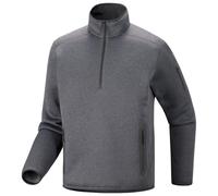 Arc'teryx - Warm half-zip fleece - Covert 1/2 Zip M Void Heather for Men in Wool - Size S - Grey Grey S