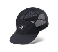 Arc'teryx - Curved peak cap - Norvan Mesh 5 Panel Black Arctic Silk for Men in Recycled Polyester - Size L/XL Black L/XL