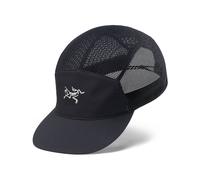 Arc'teryx - Curved peak cap - Norvan Mesh 5 Panel Black Arctic Silk for Men in Recycled Polyester - Size S/M Black S/M