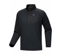 Arc'teryx - Men's half-zip multipurpose fleece - Delta 1/2 Zip M Black for Men - Size XL Black XL