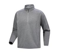 Arc'Teryx - Men's warm half-zip fleece - Covert 1/2 Zip M Cloud Heather/Void for Men in Wool - Size M - Grey Grey M