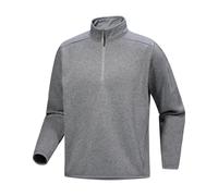 Arc'Teryx - Men's warm half-zip fleece - Covert 1/2 Zip M Cloud Heather/Void for Men in Wool - Size S - Grey Grey S