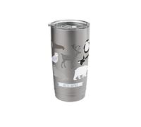 Arctic Animals Gift Walrus Penguin Polar Bear Arctic Kids Stainless Steel Insulated Tumbler