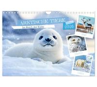 ARCTIC ANIMALS In the realm of the cold UK-Version (Wall Calendar 2026 DIN A4 Landscape), CALVENDO 12 Month Wall Calendar