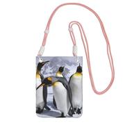 Arctic Animals Penguins Compact And Lightweight Printed Messenger Bag Is Suitable For Daily Travel, Commuting And Shopping