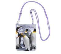 Arctic Animals Penguins Compact And Lightweight Printed Messenger Bag Is Suitable For Daily Travel, Commuting And Shopping
