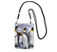 Arctic Animals Penguins Compact And Lightweight Printed Messenger Bag Is Suitable For Daily Travel, Commuting And Shopping