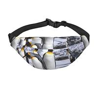 Arctic Animals Penguins Fanny Pack for Women Men Waist Bag Adjustable Belt Casual Chest Bag Bum Bags for Travel Hiking Waist Packs