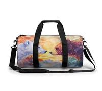 Arctic Bear Brown Bears Trees Casual Gym Bag for Men Women Lightweight Small Sports Duffle Bags for Workout Travel