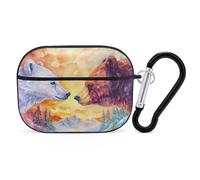 Arctic Bear Brown Bears Trees Printed Bluetooth Earbuds Case Colorful Wireless Headphones Covers Compatible With AirPods Pro 2