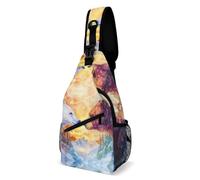 Arctic Bear Brown Bears Trees Trendy Crossbody Bag for Women Men Sling Bags Shoulder Chest Backpack Hiking Running
