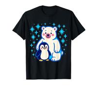 Arctic Blue Polar Pals Star Snow Kids Children Youths Pupils T-Shirt
