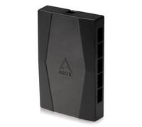 ARCTIC Case Fan Hub - 10-fold PWM Fan Distributor with SATA Power - Black