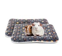 ARCTIC EAGLE 2 Pack Guinea Pig Bed - 10 x 13 Inch Guinea Pig Pee Pads Bedding - Washable and Thickness Upgrade (Dark Blue,M)