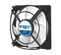 ARCTIC F12 Pro TC - Temperature-Controlled 120 mm Case Fan with Vibration-Absorbing, Intelligent Heat Detector regulates RPM, Patented Fan Mount, Fan Speed: 400-1300 RPM