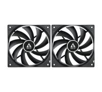 Arctic F12 PWM PST 120mm Black Case Fan 1350 RPM 53 CFM 0.3 Sone 12V 4-Pin Pack
