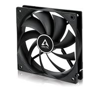 ARCTIC F12 Silent - 120 mm Case Fan, Very quiet motor, Computer, Almost inaudible, Push- or Pull Configuration, Fan Speed: 800 RPM - Black
