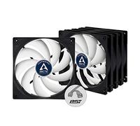 ARCTIC F14 PWM PST (5 Pack) - 140 mm Case Fan with PWM Sharing Technology (PST), quiet motor, computer, 200-1350 RPM - Black, White