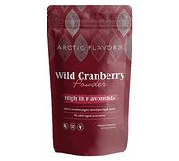 Arctic Flavors Cranberry Powder, 100% Sustainably Sourced Wild Whole Cranberries from The Arctic Forests of Finland, Freeze Dried Cranberries, High in Flavonoids & Vitamin C, 85g