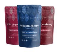 Arctic Flavors Super Antioxidant Bundle (3 x 85g), High in Antioxidants, Vitamins & Essential Micronutrients, 100% Sustainably Sourced & Freeze Dried Berries, No Preservatives or Added Sugar