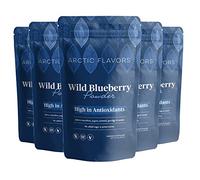 Arctic Flavors Wild Blueberry Powder Bundle, Freeze Dried, High in Antioxidants, All-natural, 100% Sustainably Sourced Whole Blueberries from the Arctic Forests of Finland, 425g (pack of 5)