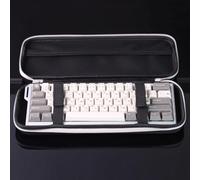 Arctic-Fox Hard Case Replacement for Logitech MX Keys Mini/Aula F75 Pro/F75 75%& Most 65% Gaming Keyboards(Up to 12.8-in),Double Zipper Design Black Keyboard Case