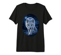 Arctic Fox Moonlit Wilderness Wildlife Arctic Fox Lover Premium T-Shirt