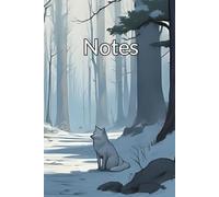 Arctic Fox Notebook - 6x9" College Ruled Paperback | Endangered Species Journal with Original Wildlife Art | Cute Animal Notebook for School, Writing, ... Design | Perfect for Students, Nature Lovers