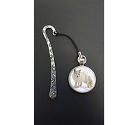 Arctic Fox Pendant On a Metal Design Bookmark Ideal Birthday Gift N676