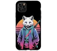 Arctic Fox Samurai Sunset Streetwear Animals Case for iPhone 11 Pro Max